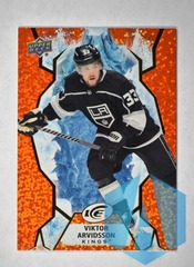 2021-22 UD Ice Orange Diamonds #33 Viktor Arvidsson - Los Angeles Kings